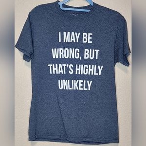 Live Outside The Limits Dark Grey T-Shirt Mens Size S EUC